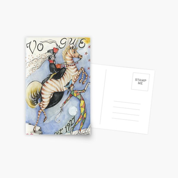 Vogue Cover Series # 2 ( Oct 1927 ) Postcard