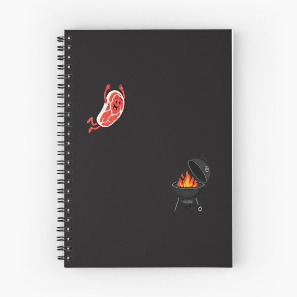 Item preview, Steak Dive Funny BBQ Grilling Cartoon Meat Lover Retro Design designed and sold by kiralynstration.