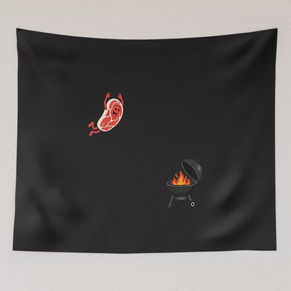 Item preview, Steak Dive Funny BBQ Grilling Cartoon Meat Lover Retro Design designed and sold by kiralynstration.