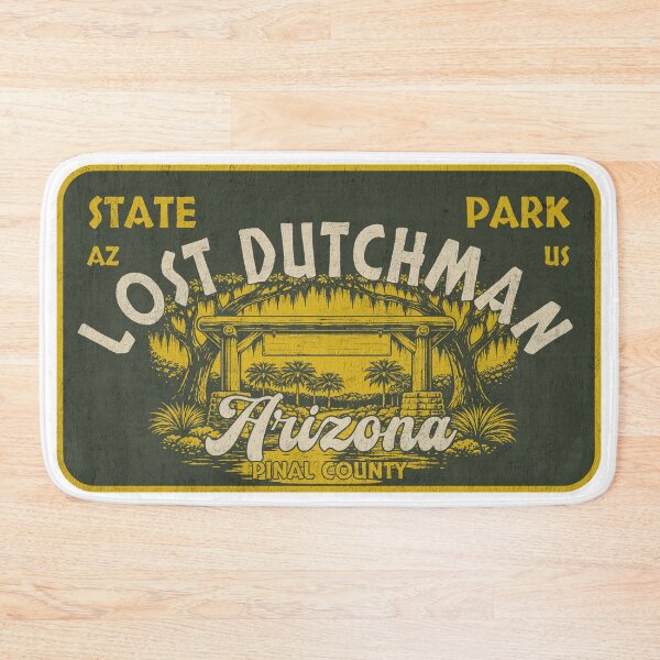 Item preview, Lost Dutchman State Park, Pinal County, Arizona, badge design designed and sold by Wanderful-roads.