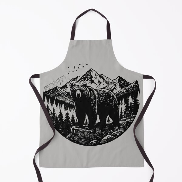 Item preview, Black Bear Mountain Wilderness Silhouette designed and sold by capricedefille.