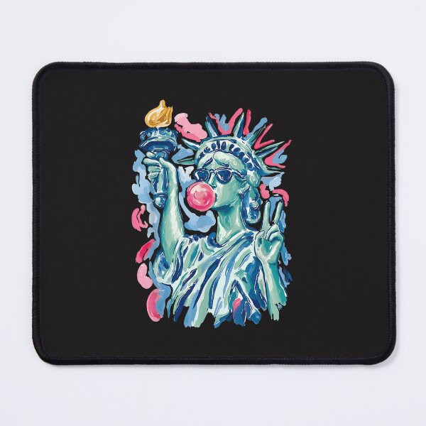 Item preview, Statue Of Liberty Bubble Gum Retro 4th Of July Patriotic Design designed and sold by kiralynstration.