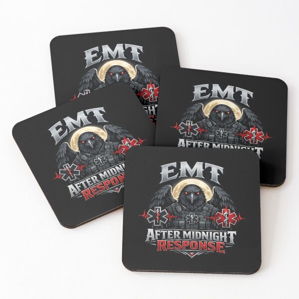 Item preview, Gothic Raven EMT After Midnight Response EMS Tactical Horror Halloween Paramedic Design designed and sold by ClinicalHubs.
