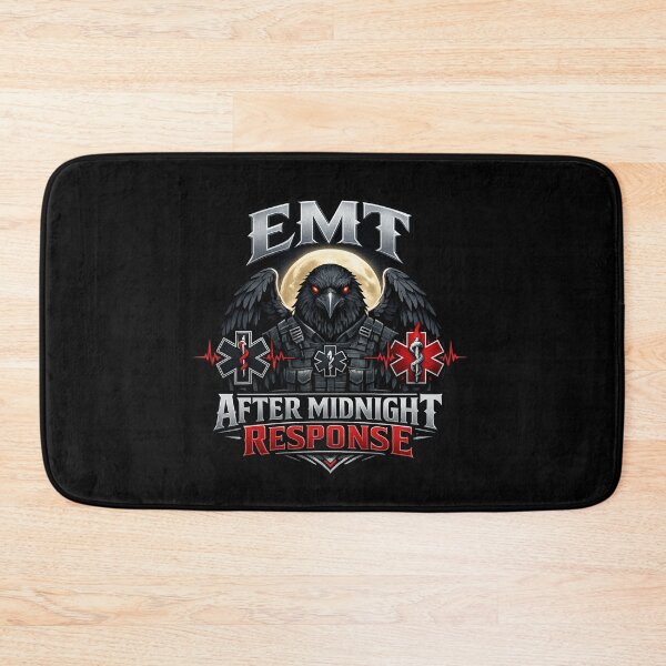 Item preview, Gothic Raven EMT After Midnight Response EMS Tactical Horror Halloween Paramedic Design designed and sold by ClinicalHubs.