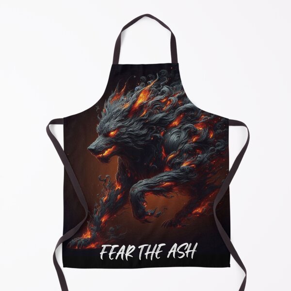 Item preview, Ashen Hound: The Ember Wolf Fantasy Creature Graphic designed and sold by Chronicles_Of_Fauna.