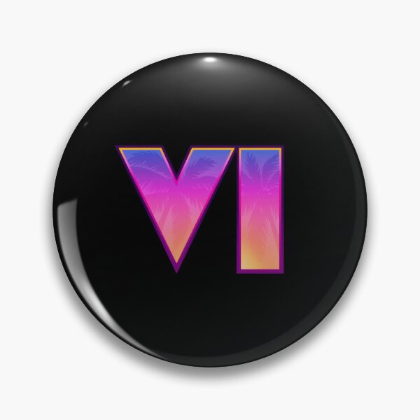 Item preview, GTA 6 Logo designed and sold by HelloCletus.