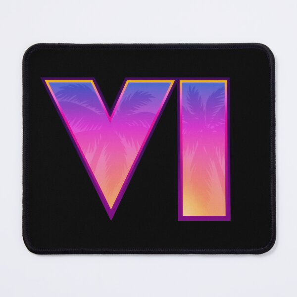 Item preview, GTA 6 Logo designed and sold by HelloCletus.