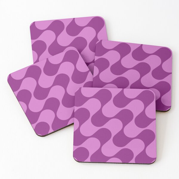 Item preview, Purple Retro Mod Pattern designed and sold by JackedUpArt.