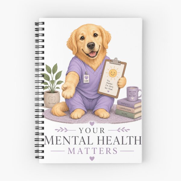 Item preview, Mental Health Matters Therapy Support Dog designed and sold by Inspirahawke.