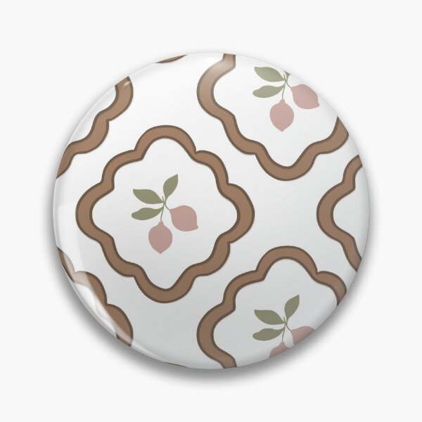 Item preview, Soft Lemon Tile Pattern – Minimal Mediterranean Citrus Design designed and sold by Barelythere2324.