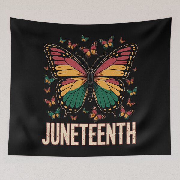 Item preview, Butterflies Juneteenth Black History African American designed and sold by sailorjessiArt.