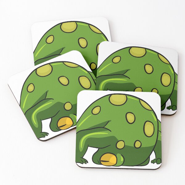 Item preview, Silly Green Spotted Frog Upside Down - Funny Weird Frog Art designed and sold by LYAN-STORE.