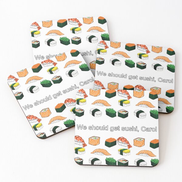 Item preview, We Should Get Sushi Carol designed and sold by Velliety.