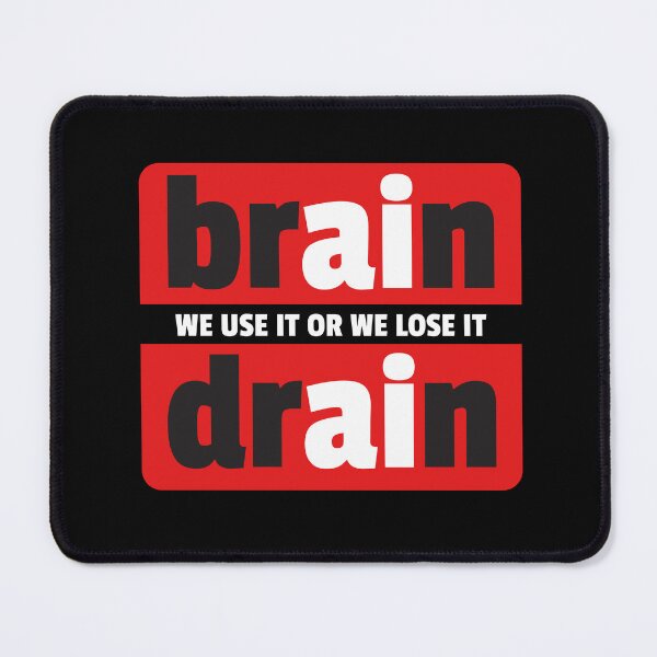 Item preview, Brain Drain anti ai designed and sold by Bunchable.