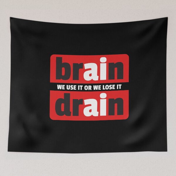 Item preview, Brain Drain anti ai designed and sold by Bunchable.