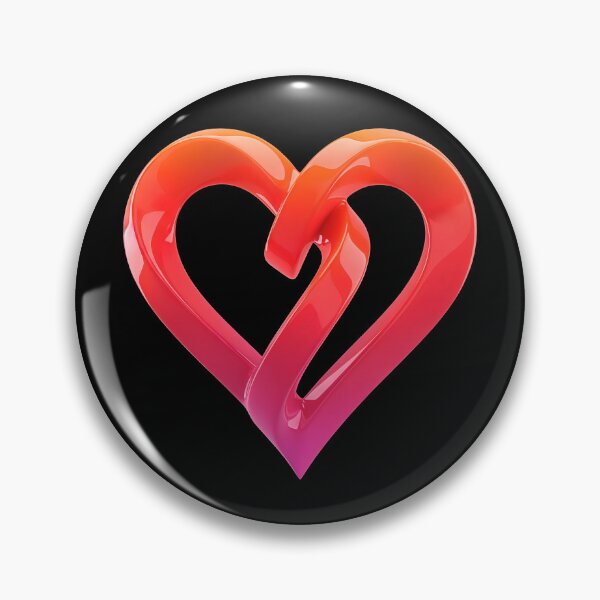 Item preview, Love Waves – Neon Flow Heart 2 designed and sold by RH Design Lab.