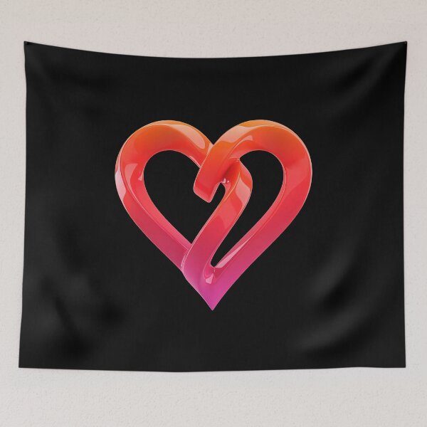Item preview, Love Waves – Neon Flow Heart 2 designed and sold by RH Design Lab.