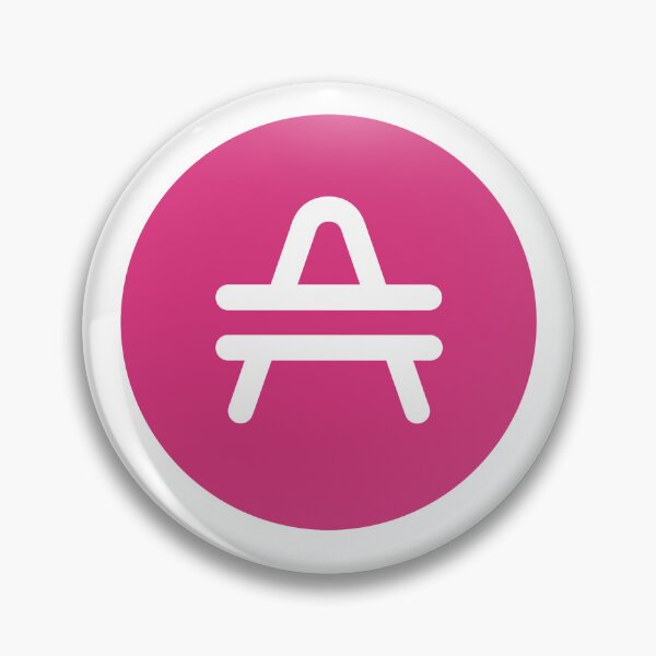 Item preview, Amp Crypto Token Logo Pink Circle Icon designed and sold by achristiaf.