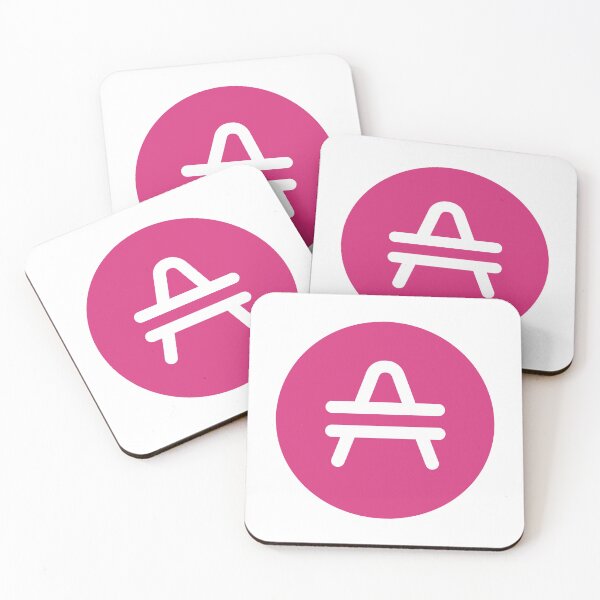 Item preview, Amp Crypto Token Logo Pink Circle Icon designed and sold by achristiaf.