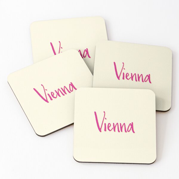 Item preview, VIENNA personalized type design designed and sold by CharlottePlaceArt.