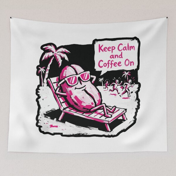 Item preview, Keep Calm and Coffee On designed and sold by XYZ LAB by Jesuperman.