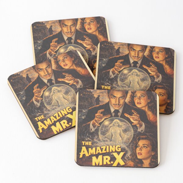 Item preview, The Amazing Mr X retro cinema poster designed and sold by Mauswohn.