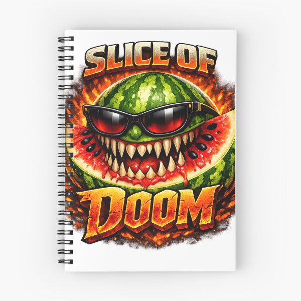 Item preview, ​Slice of Doom - Funny Scary Watermelon Graphic T-Shirt designed and sold by JREEHBRAND.