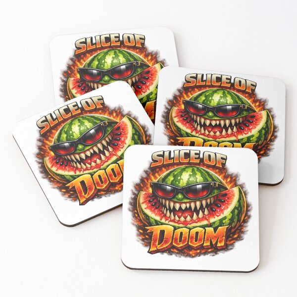 Item preview, ​Slice of Doom - Funny Scary Watermelon Graphic T-Shirt designed and sold by JREEHBRAND.
