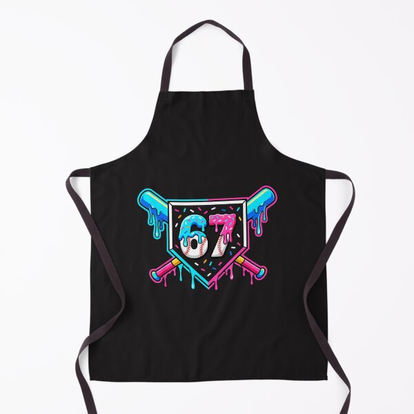 Item preview, 67 Baseball Ice Cream Drip Retro Sports Player Number Design designed and sold by kiralynstration.