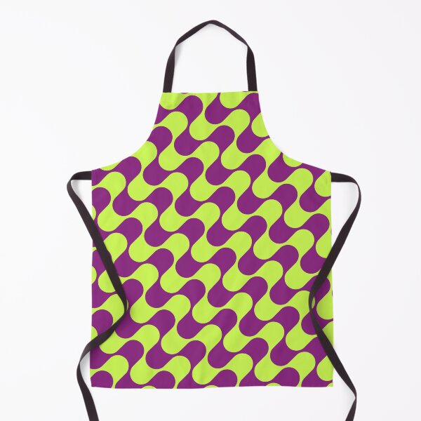 Item preview, Neon Purple & Green Retro Mod Pattern designed and sold by JackedUpArt.