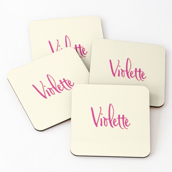 Item preview, VIOLETTE personalized type design designed and sold by CharlottePlaceArt.