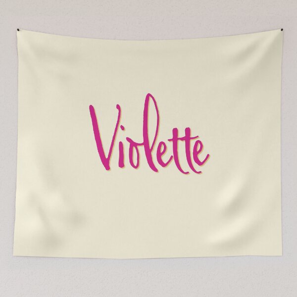 Item preview, VIOLETTE personalized type design designed and sold by CharlottePlaceArt.