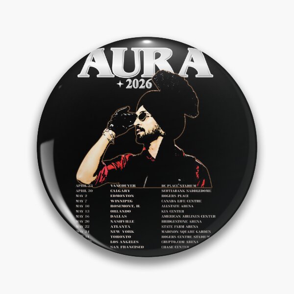 Item preview, Diljit Dosanjh Aura World Tour Dates 2026 designed and sold by CaquiasIbraham.