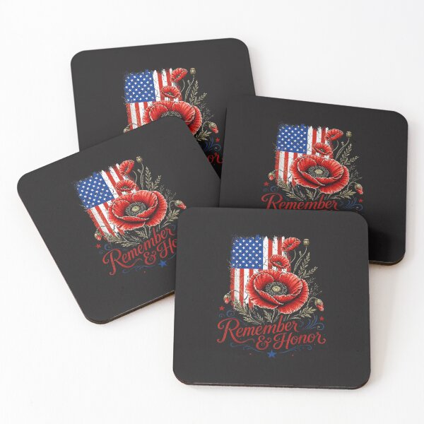 Item preview, Veterans Day Memorial Day Red Poppy Patriotic USA Honor Design designed and sold by kiralynstration.