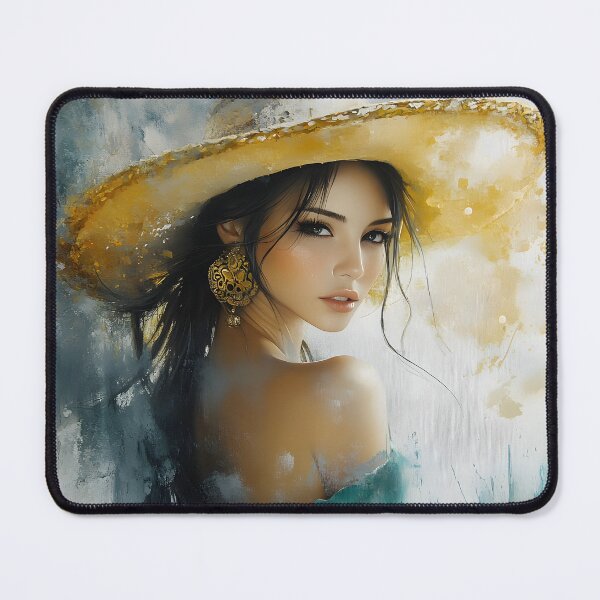 Item preview, Elegant Woman with a Wide-Brimmed Hat in Art designed and sold by Artessie.