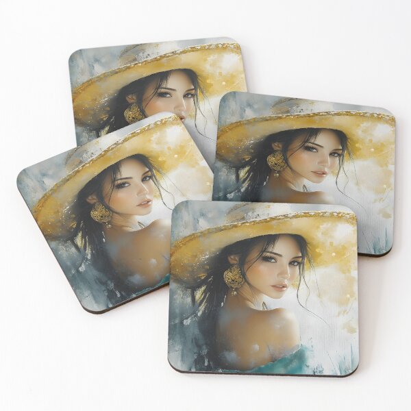 Item preview, Elegant Woman with a Wide-Brimmed Hat in Art designed and sold by Artessie.