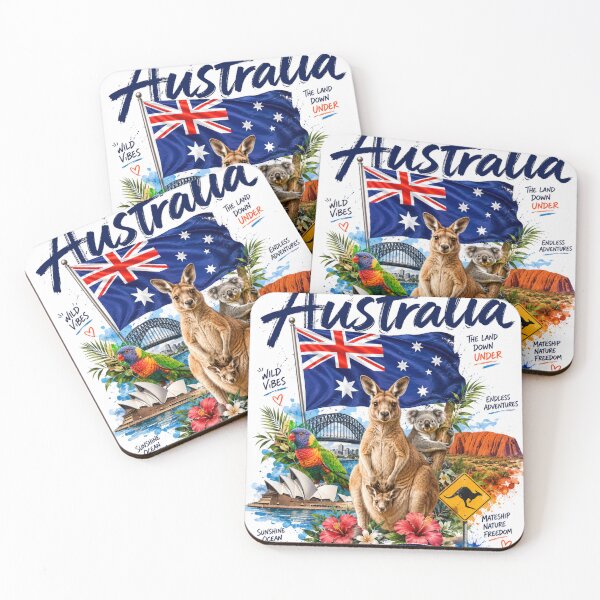 Item preview, Australia – Wild Spirit Down Under designed and sold by Countries&Cities Shop.