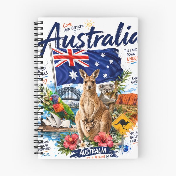 Item preview, Australia – Wild Spirit Down Under designed and sold by Countries&Cities Shop.