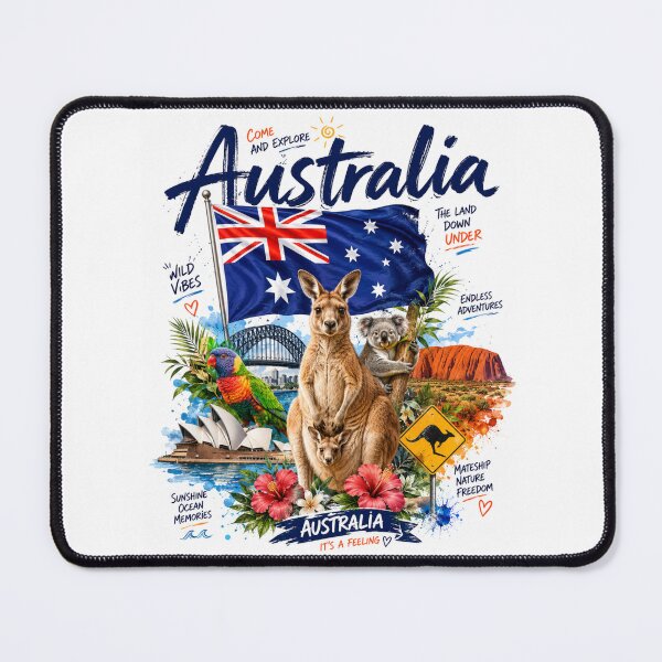 Item preview, Australia – Wild Spirit Down Under designed and sold by Countries&Cities Shop.