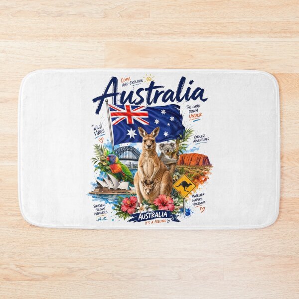 Item preview, Australia – Wild Spirit Down Under designed and sold by Countries&Cities Shop.