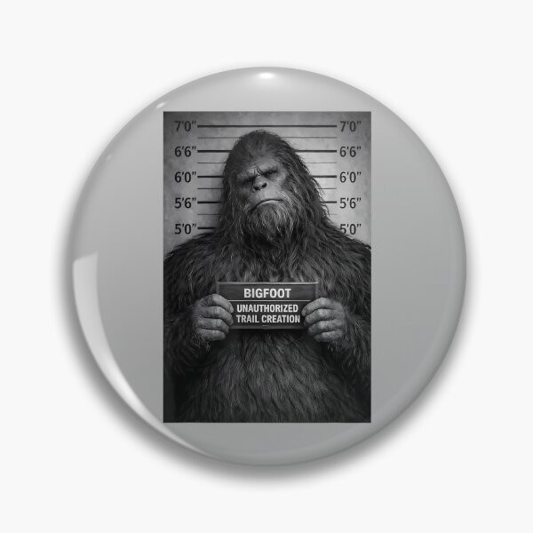Item preview, Sasquatch Mugshot Outdoor Humor Design designed and sold by mjohnson9.