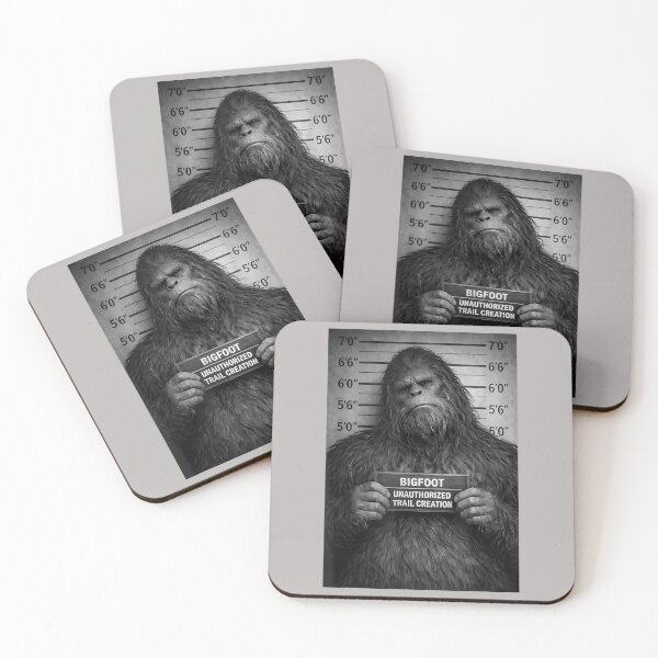 Item preview, Sasquatch Mugshot Outdoor Humor Design designed and sold by mjohnson9.