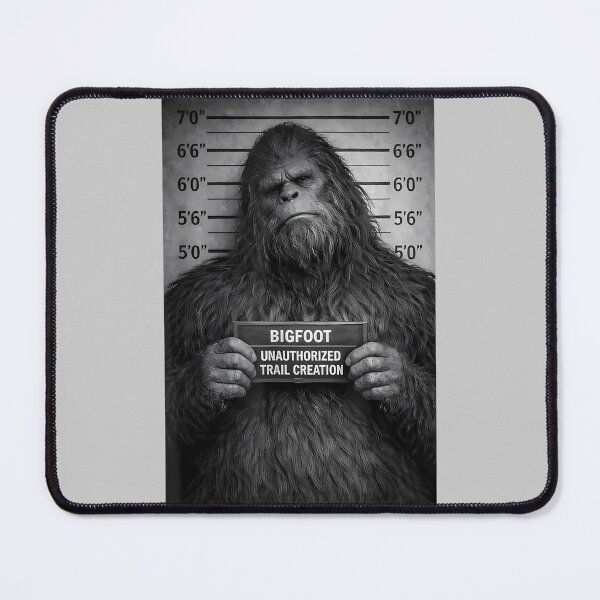 Item preview, Sasquatch Mugshot Outdoor Humor Design designed and sold by mjohnson9.