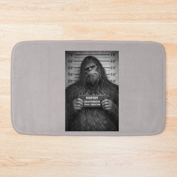 Item preview, Sasquatch Mugshot Outdoor Humor Design designed and sold by mjohnson9.