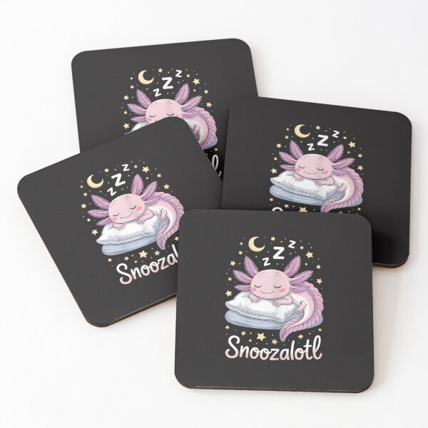 Item preview, Snoozalotl Cute Sleeping Axolotl Pajama Kawaii Animal Design designed and sold by kiralynstration.