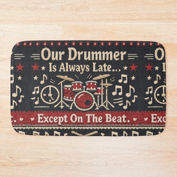 Item preview, Our Drummer Late Beat Drum Knitting Pattern designed and sold by Mauswohn.