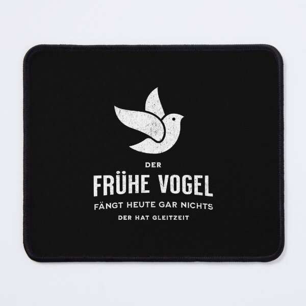 Item preview, The early bird catches nothing today; he has flexible working hours. designed and sold by Pflugart.