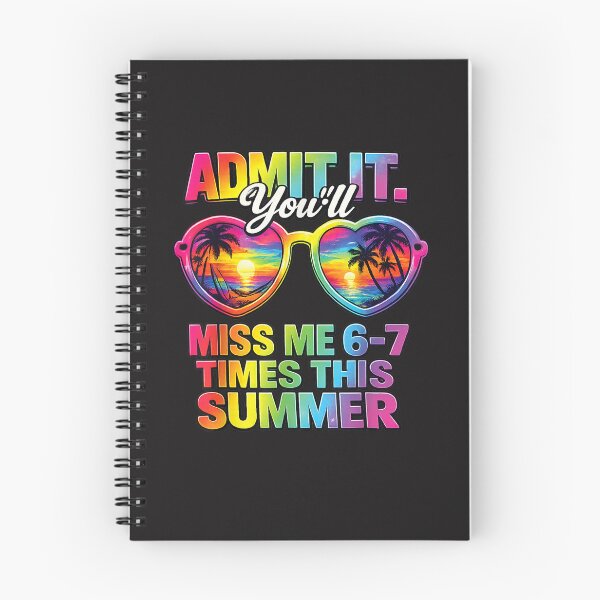 Item preview, Admit It You’ll Miss Me This Summer Funny Teacher End School Design  Description: designed and sold by kiralynstration.
