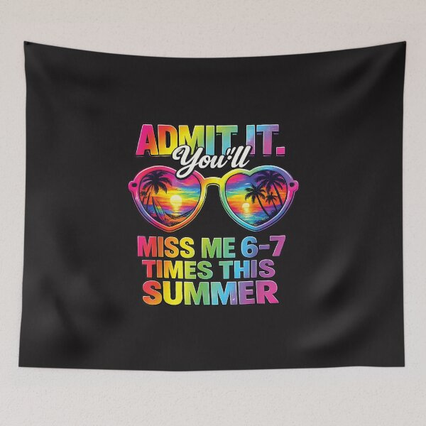 Item preview, Admit It You’ll Miss Me This Summer Funny Teacher End School Design  Description: designed and sold by kiralynstration.
