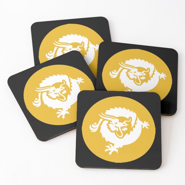 Item preview, Bitcoin SV BSV Dragon Emblem Yellow Circle Logo designed and sold by achristiaf.